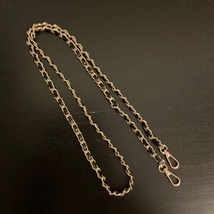 NWOT Elegant Gold and Black bag Chain
